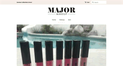 Desktop Screenshot of majormakeup.com